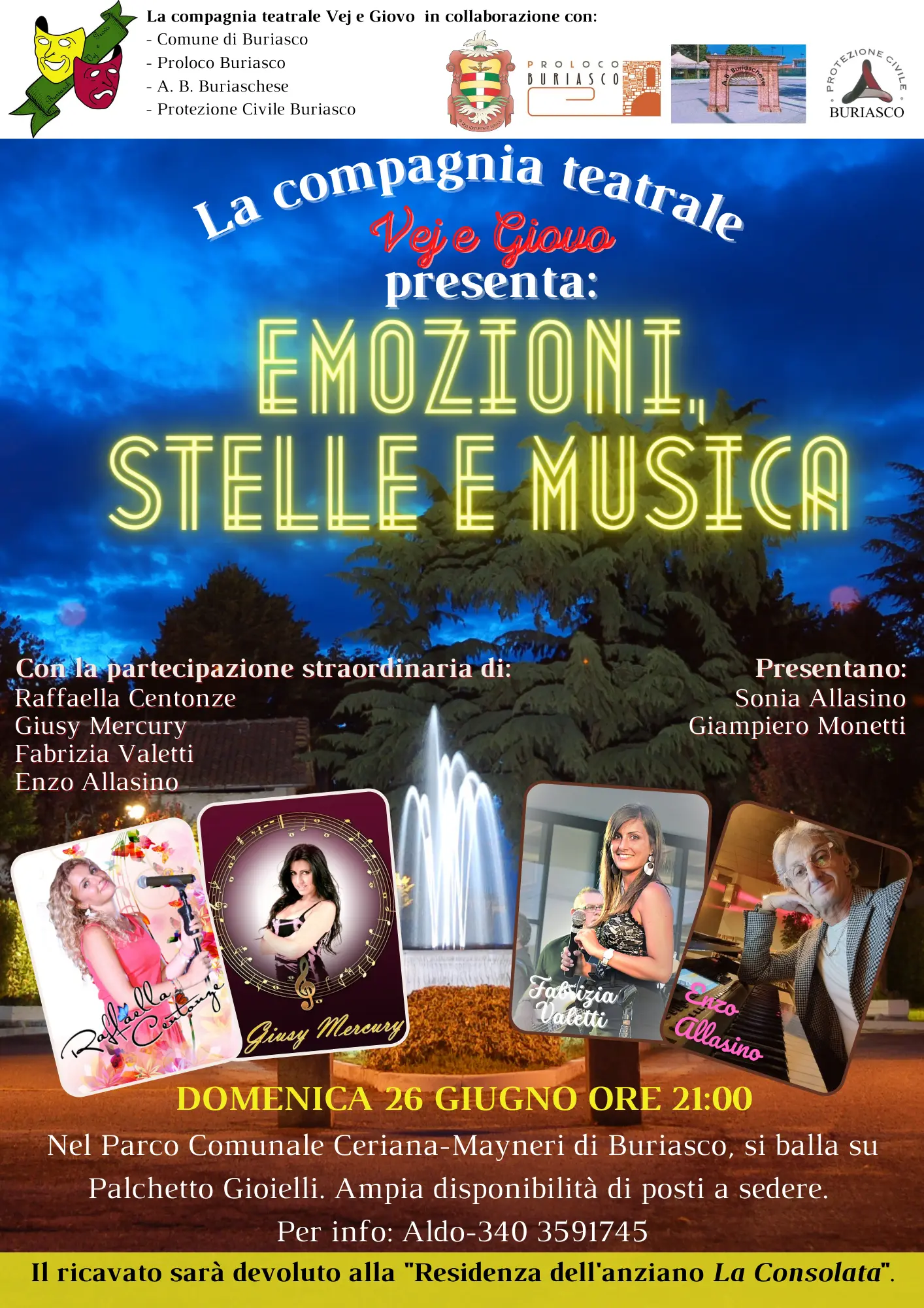 Emozioni, stelle e Musica